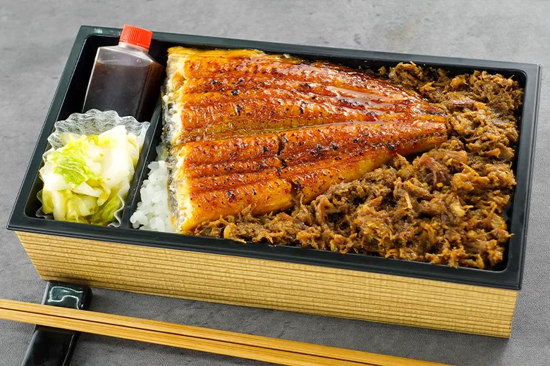うなぎと和牛しぐれ弁当